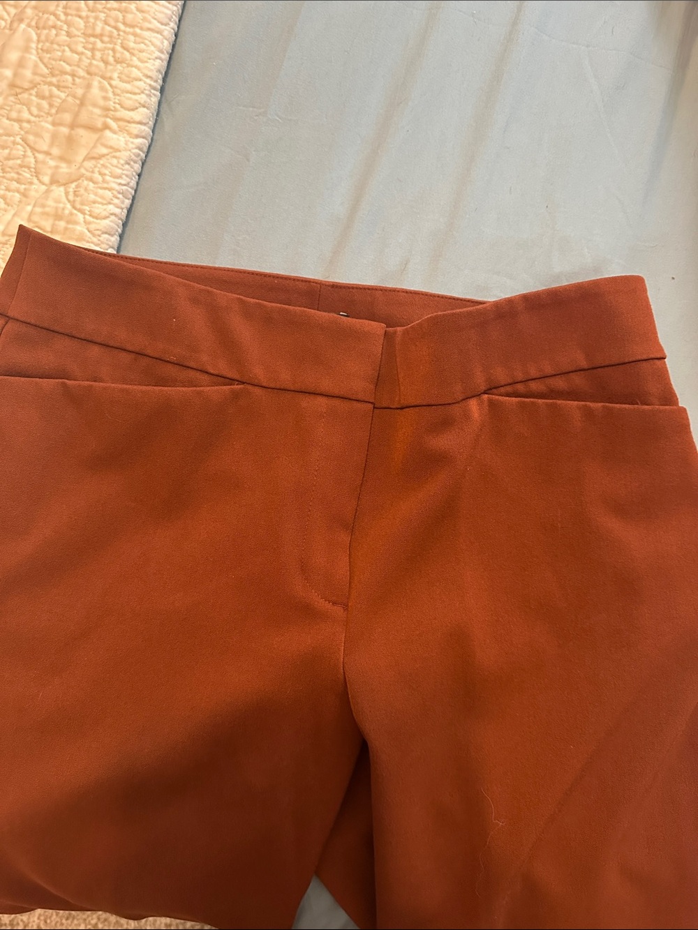 Ann Taylor women’s Dress Pants in Deep Rust - Picture 4 of 6